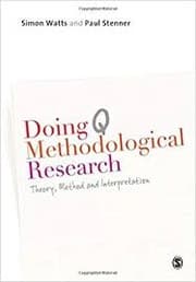 Tapa de Doing Q methodological research