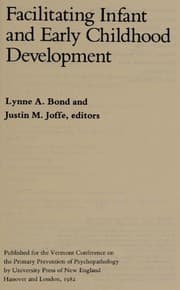 Tapa de Facilitating infant and early childhood development