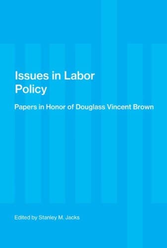 Tapa de Issues in Labor Policy