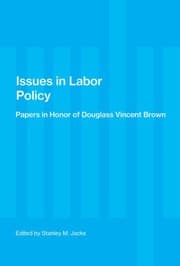 Tapa de Issues in Labor Policy