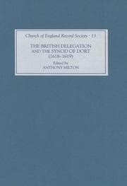 Tapa de The British Delegation and the Synod of Dort (1618-19) (Church of England Record Society)