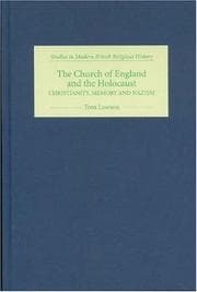 Tapa de The Church of England and the Holocaust