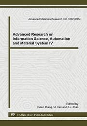 Tapa de Advanced Research on Information Science, Automation and Material System IV