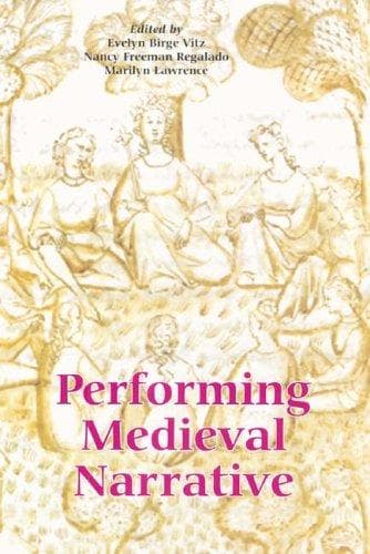 Tapa de Performing medieval narrative