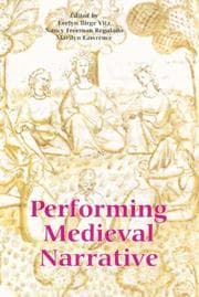 Tapa de Performing medieval narrative