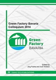 Tapa de Green Factory Bavaria Colloquium 2014