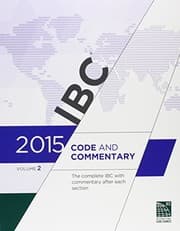 Tapa de 2015 International Building Code Commentary, Volume 2