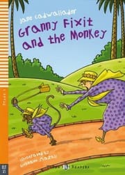 Tapa de Granny Fixit and the Monkey. Buch mit Audio-CD