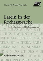 Tapa de Latein in der Rechtssprache
