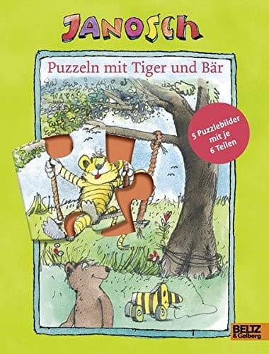 Tapa de Puzzeln mit Tiger und Bär
