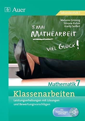 Tapa de Klassenarbeiten Mathematik 7