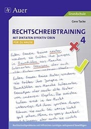 Tapa de Rechtschreibtraining : Mit Diktaten effektiv üben 4