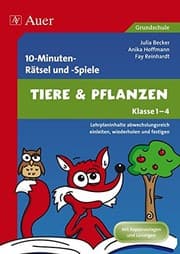 Tapa de 10-Minuten-Rätsel und -Spiele Tiere & Pflanzen