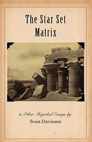 Tapa de The Star Set Matrix & Other Occult Essays