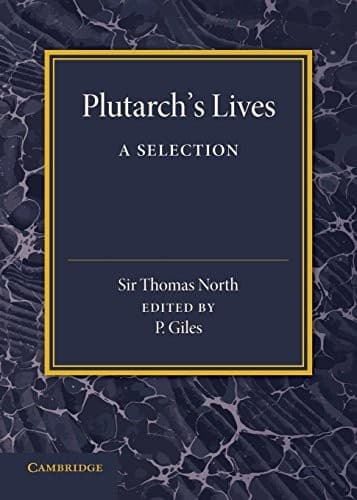 Tapa de Plutarch's Lives