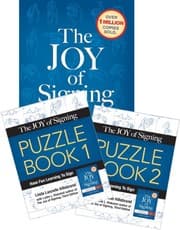 Tapa de Joy of Signing Kit