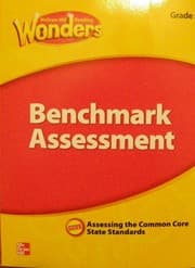Tapa de McGraw Hill Reading Wonders Benchmark Assessment Grade 4 Assessing the Common Core State Standards