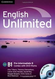 Tapa de English Unlimited Pre-intermediate B Combo with DVD-ROMs