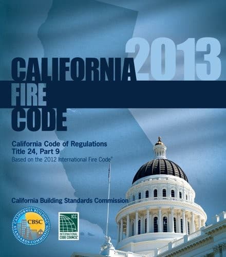 Tapa de 2013 California Fire Code, Title 24 Part 9