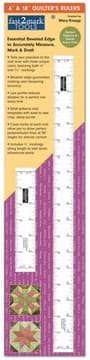 Tapa de fast2markTM 6" & 18" Quilter's Rulers