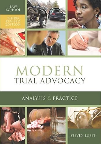 Tapa de Modern Trial Advocacy