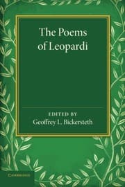 Tapa de The Poems of Leopardi