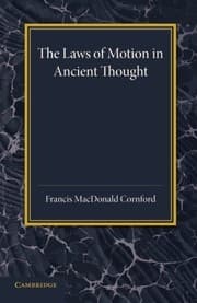 Tapa de The Laws of Motion in Ancient Thought