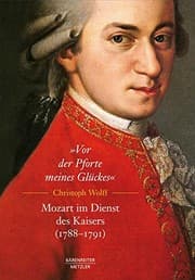 Tapa de "Vor der Pforte meines Glückes". Mozart im Dienst des Kaisers
