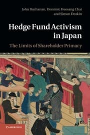 Tapa de Hedge Fund Activism in Japan