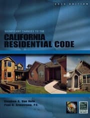 Tapa de Significant Changes to the California Residential Code, 2013