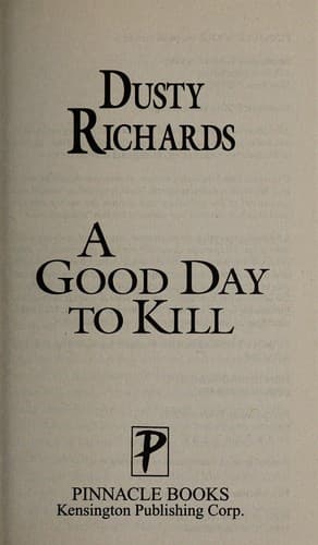 Tapa de A good day to kill