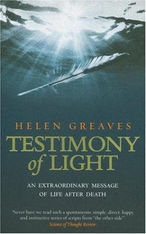 Tapa de Testimony of light