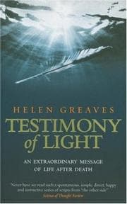 Tapa de Testimony of light