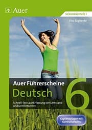 Tapa de Auer Führerscheine Deutsch Klasse 6