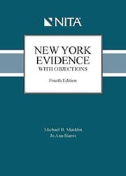 Tapa de New York Evidence with Objections