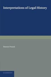 Tapa de Interpretations of Legal History