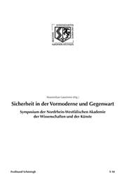 Tapa de Sicherheit in der Vormoderne und Gegenwart