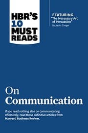 Tapa de HBR's 10 Must Reads on Communication
