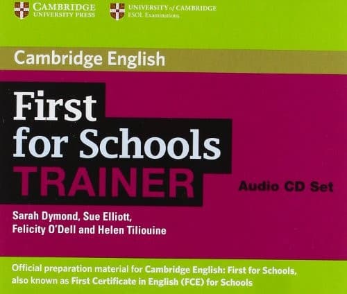 Tapa de First for Schools Trainer Audio CDs