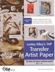 Tapa de Lesley Riley's TAP Transfer Artist Paper Class Room Pack
