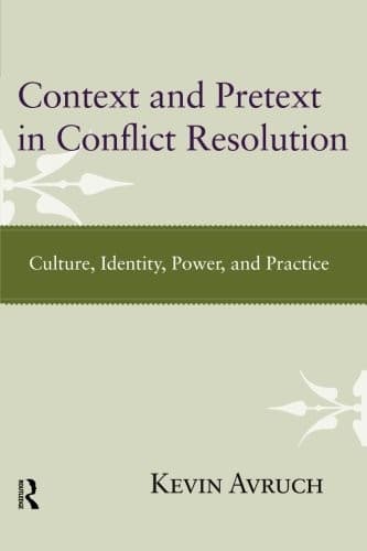 Tapa de Context and pretext in conflict resolution