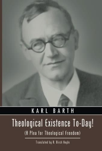 Tapa de Theological Existence To-Day!