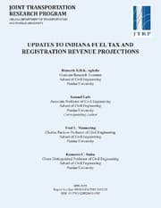 Tapa de Updates to Indiana Fuel Tax and Registration Revenue Projections