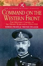 Tapa de Command on the Western Front