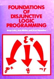 Tapa de Foundations of Disjunctive Logic Programming