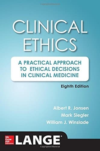 Tapa de Clinical Ethics, 8th Edition