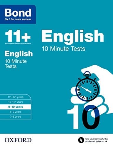 Tapa de Bond 11+ : English