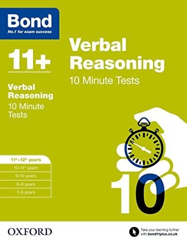 Tapa de Bond 11+ : Verbal Reasoning