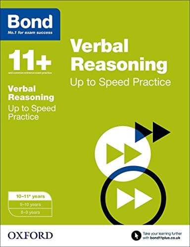 Tapa de Bond 11+ : Verbal Reasoning