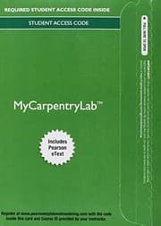 Tapa de MyCarpentryLab with Pearson eText -- Access Card -- for Carpentry